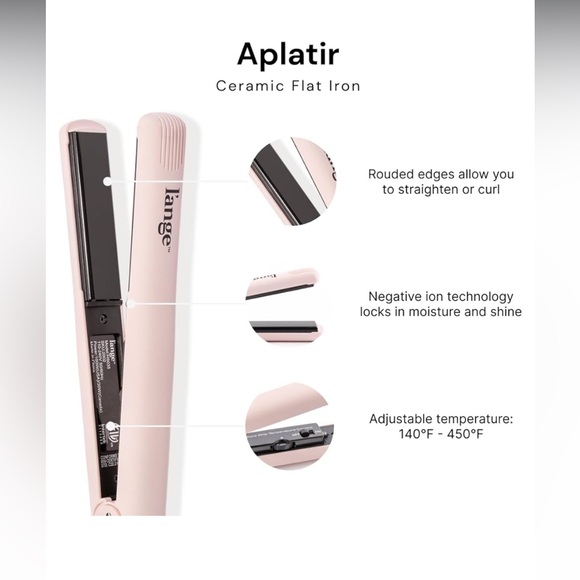 Lange Pink Hair Straightener - Picture 2 of 5